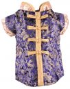 Пиджак в китайском стиле фиолетовый Dj022