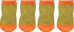 Носки оранжево-салатовая полоска SO002
